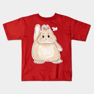 Fat Bunny Rabbit YO ! Kids T-Shirt